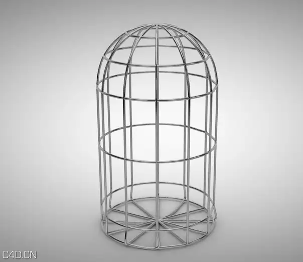 鸟笼C4D模型 birdhouse