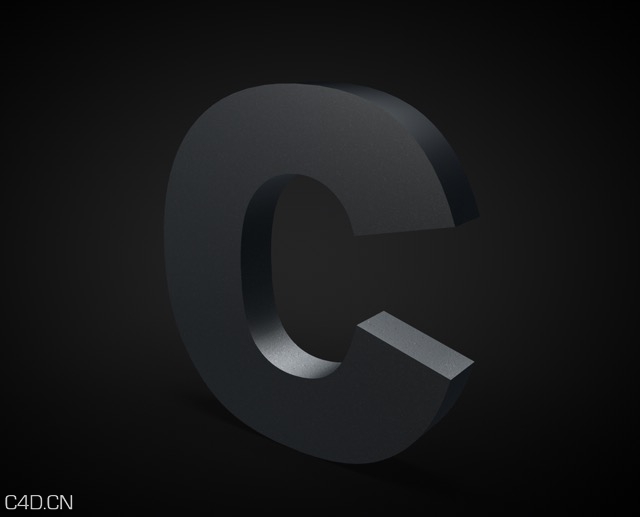 C4D金属文字工程分享 text