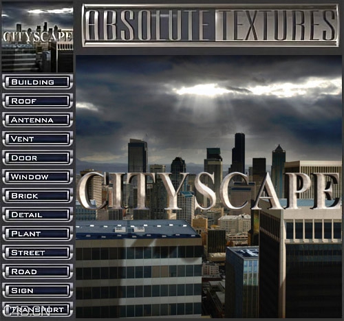 1081幅城市街道楼房窗户贴图 Absolute Textures – Cityscape