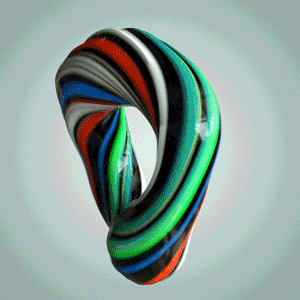 C4D创建一个扭曲圆环循环动画教程 - C4D之家 - Create-your-own-Daily-Render-Animated-Candy-Blob-GIF-2.gif
