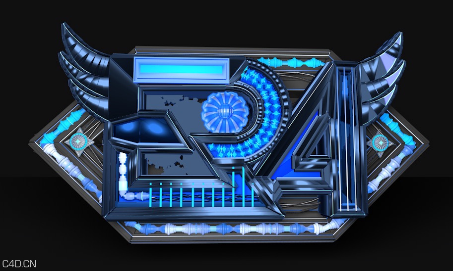 C4D科幻机械静帧工程 Science fiction machine