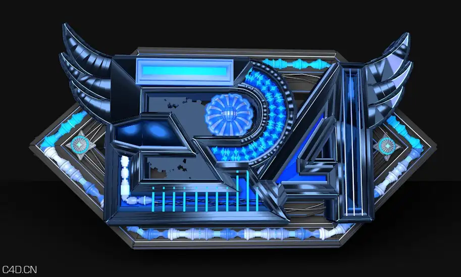 C4D科幻机械静帧工程 Science fiction machine