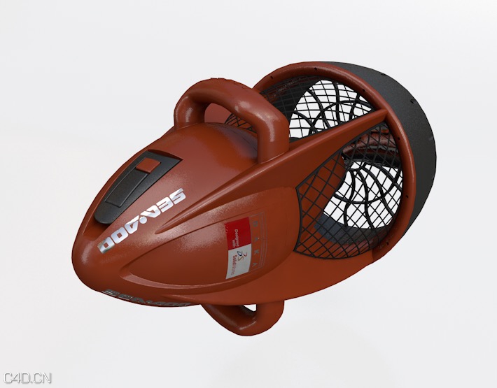 C4D飞行器C4D模型 Scooter