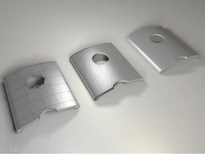 工业机械零件C4D模型 Industrial machinery parts