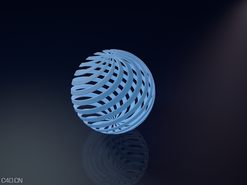 扭曲的圆球C4D模型 Twist - C4D之家 - twist.jpg