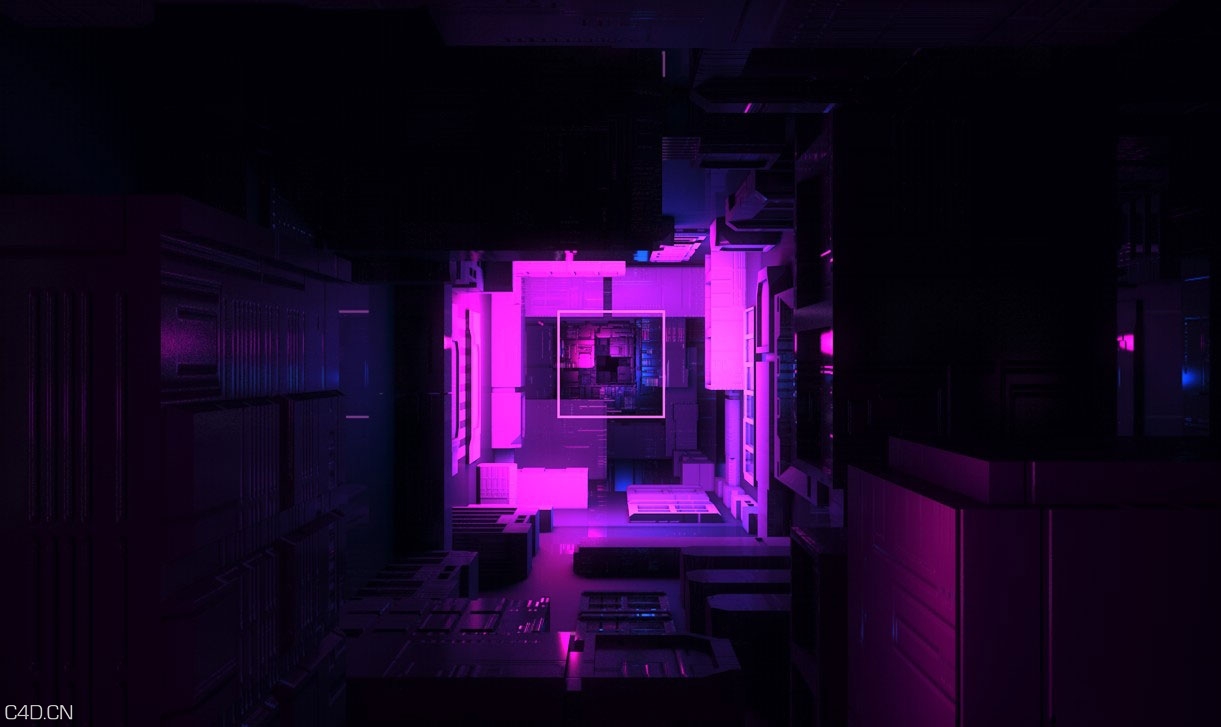 科技运动图形摄像机穿梭循环动画C4D工程文件 - C4D之家 - CINEMA4D-Animation-of-science-and-technology-movement.jpg