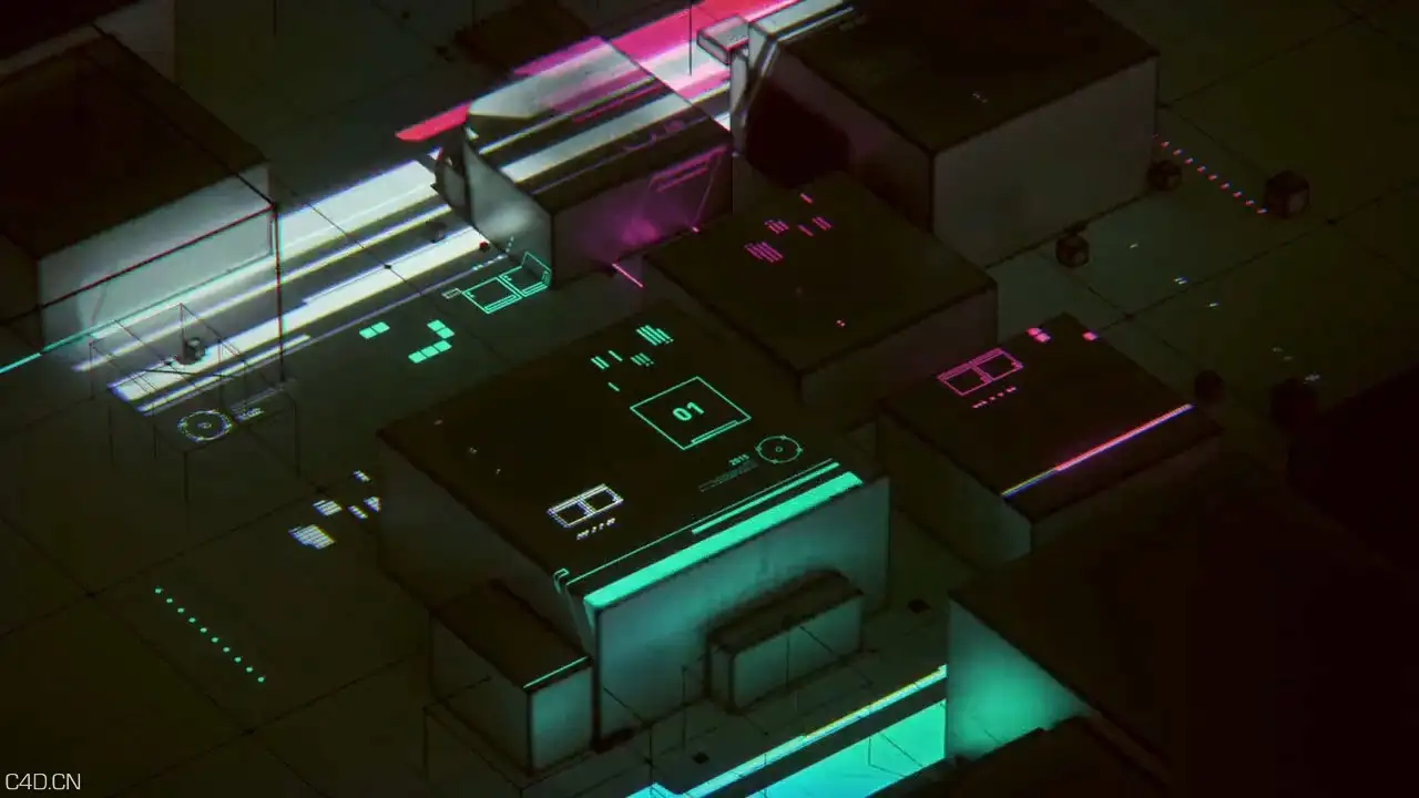 C4D创意运动图形投射MG动画工程文件Motion graphics project MG animation - C4D之家 - C4D-Motion-graphics-project-MG-animation.jpg