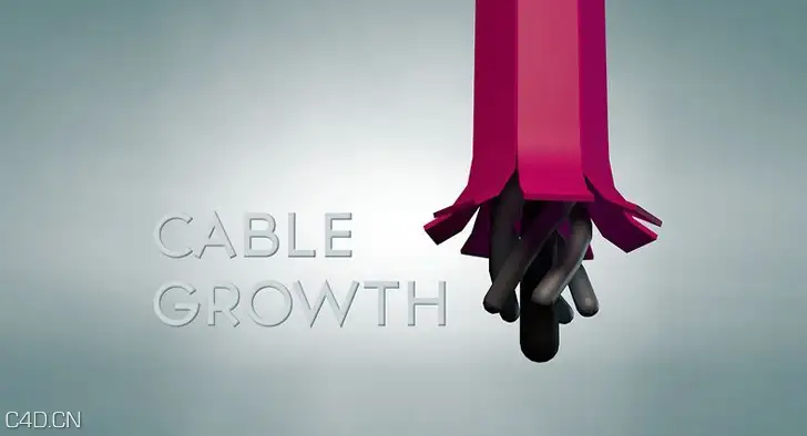C4D电缆生长动画教程 CINEMA 4D – CABLE GROWTH TUTORIAL
