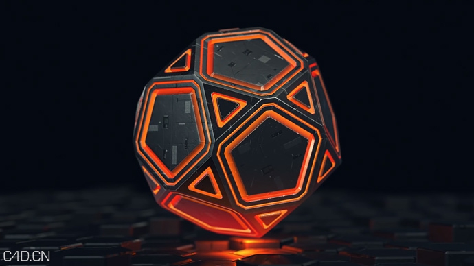 C4D+AE创一个科幻金属球视频教程 CREATING A SCI-FI ORB TUTORIAL