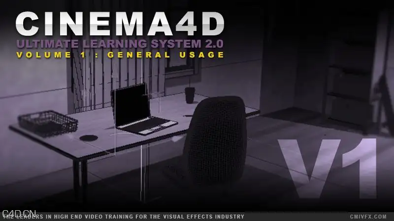 C4D好的学习系统教程 cmiVFX – Cinema 4D Ultimate Learning System 2.0 Volume 1