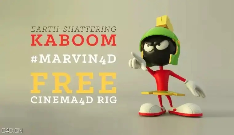 卡通形象火星人马文C4D模型 Marvin the Martian - C4D之家 - Marvin the Martian C4D.jpg