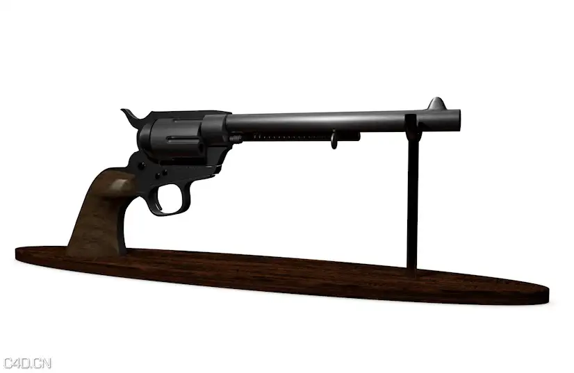 左轮手枪C4D模型 Revolver 3d model - C4D之家 - cinema4d_ 2016-05-12 09.32.05.jpg