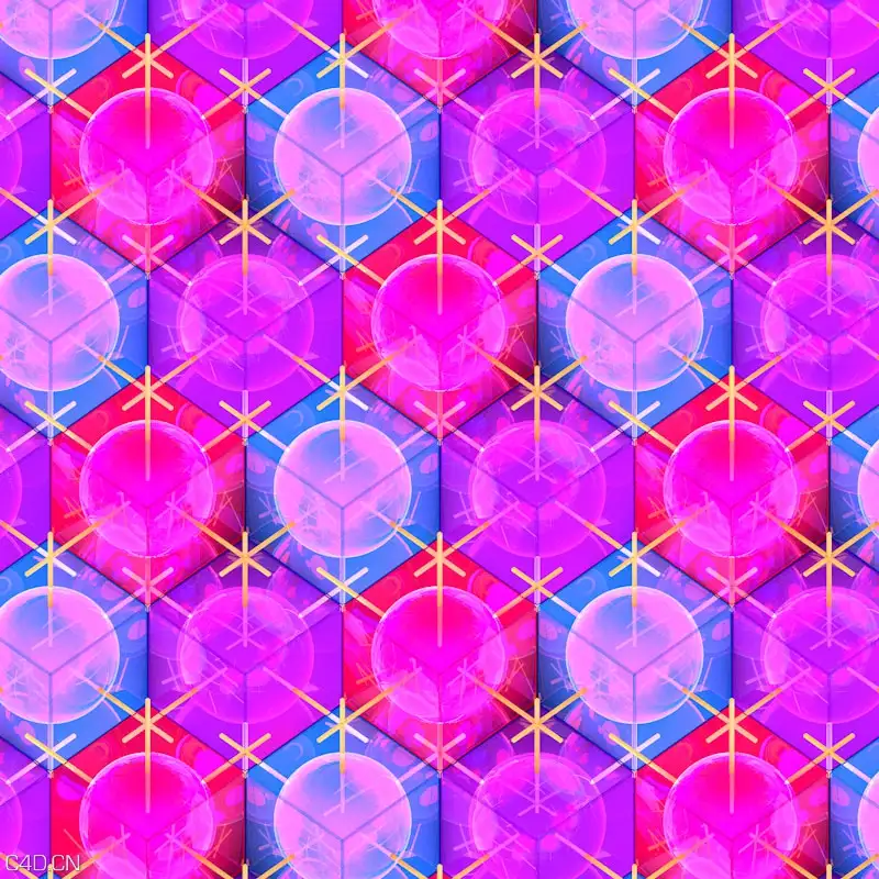 C4D创意静帧工程：CINEMA 4D Project 008 tessellation - C4D之家 - tessellation.jpg