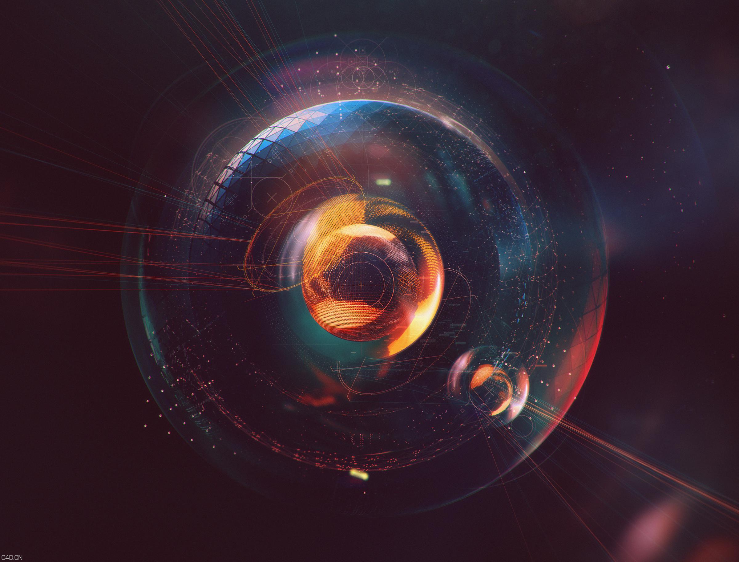 PS/AI/C4D高科技科幻UI数据概念平面设计电影特效合成流程视频教程 - C4D之家 - CINEMA4D-PHOTOSHOP-ILLUSTRATOR-9.jpg