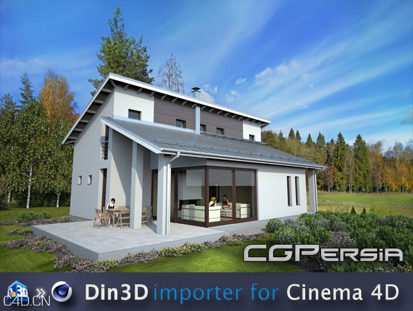Din3D Importer v2.20 Including Exporter For Cinema 4D R16 Win64