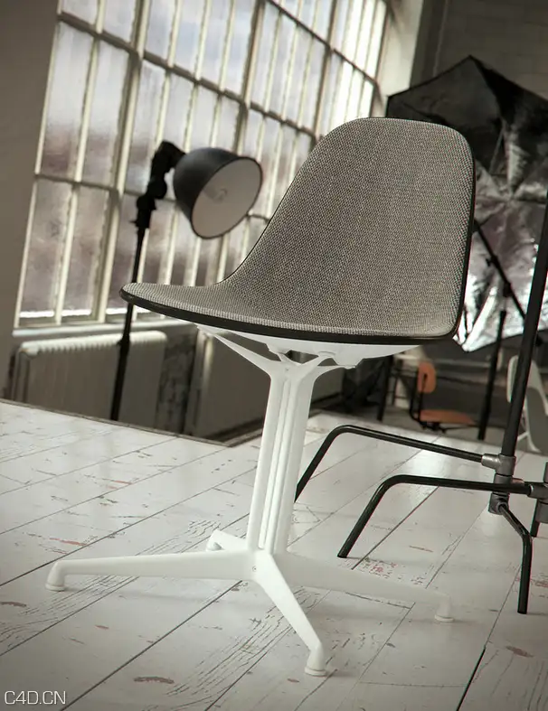 埃姆斯塑料椅子C4D模型 BBB3viz eames plastic chair - C4D之家 - BBB3viz Eames plastic chair Vray C4D.png