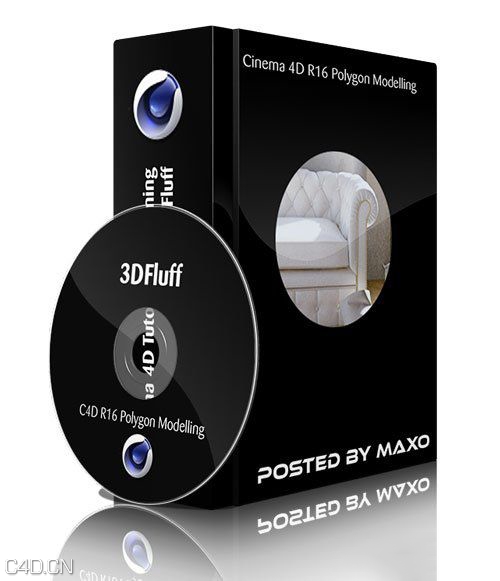 C4D沙发建模视频教程 Cinema 4D R16 Polygon Modelling