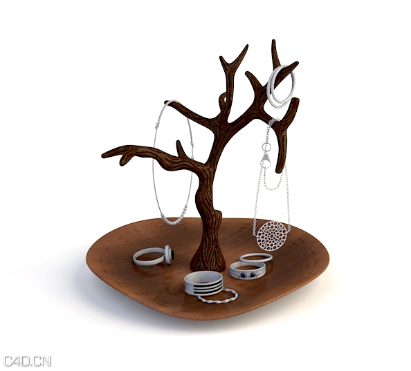 鹿角手饰挂件装饰品C4D模型 - C4D之家 - cinema4d_ 2016-05-22 01.14.10.jpg
