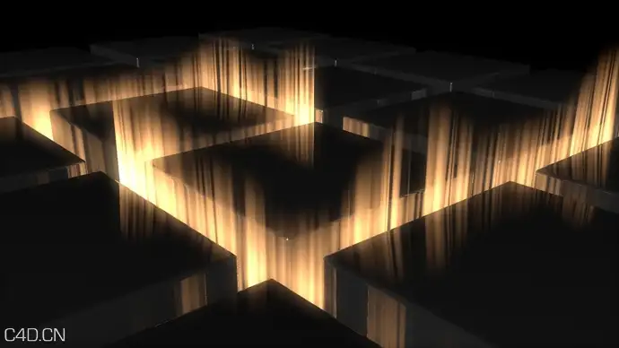 C4D创建地缝射出的光线效果 CINEMA 4D – CREATING LIGHT RAYS TUTORIAL