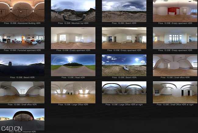 16个高动态HDRI贴图素材 CG Source HDRI Maps