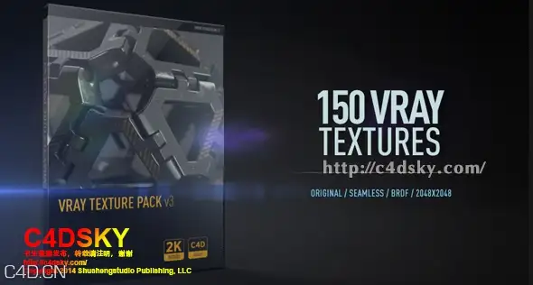 C4D Vray纹理材质包Renderking–Vray Texture Pack v3 for C4D free下载 - C4D之家 - Renderking Vray Texture Pack v3.jpg