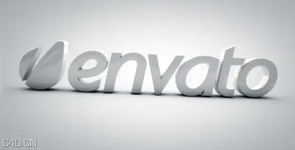 AE/C4D模板-简洁3D文字动画开场 Elegant 3D Intro
