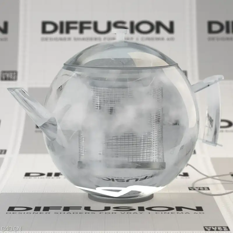 C4D Vray材质漫反射着色器预设包 Muse Creative Vrayforc4d Material Pack - C4D之家 - Wet-Ice.jpg