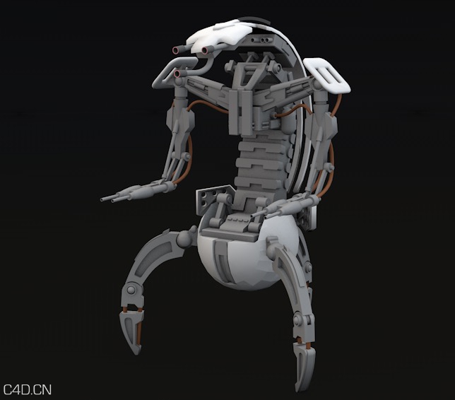 机械战士C4D模型 DROIDEKA - C4D之家 - cinema4d_ 2016-06-01 23.31.13.jpg
