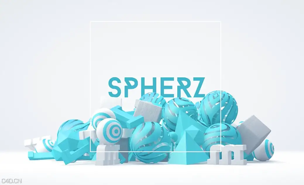 C4D/AE物体汇聚LOGO动画工程文件 Spherez project file - C4D之家 - C4D project file.jpg