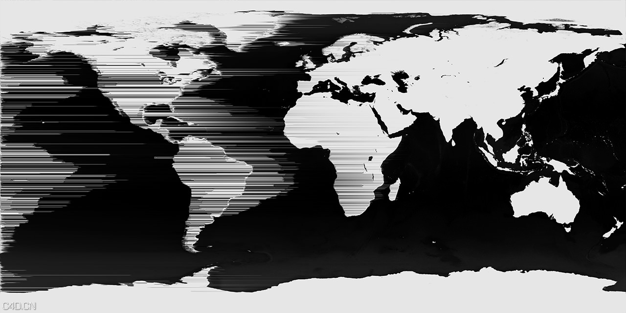 C4D做的创意地球特效 ONE MORE CHANCE - C4D之家 - onemorechancemap1.jpg