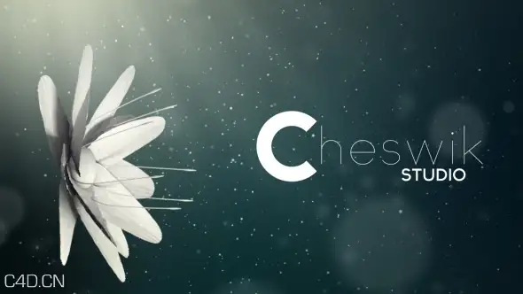 C4D/AE花卉开放LOGO演绎工程文件 flower-logo