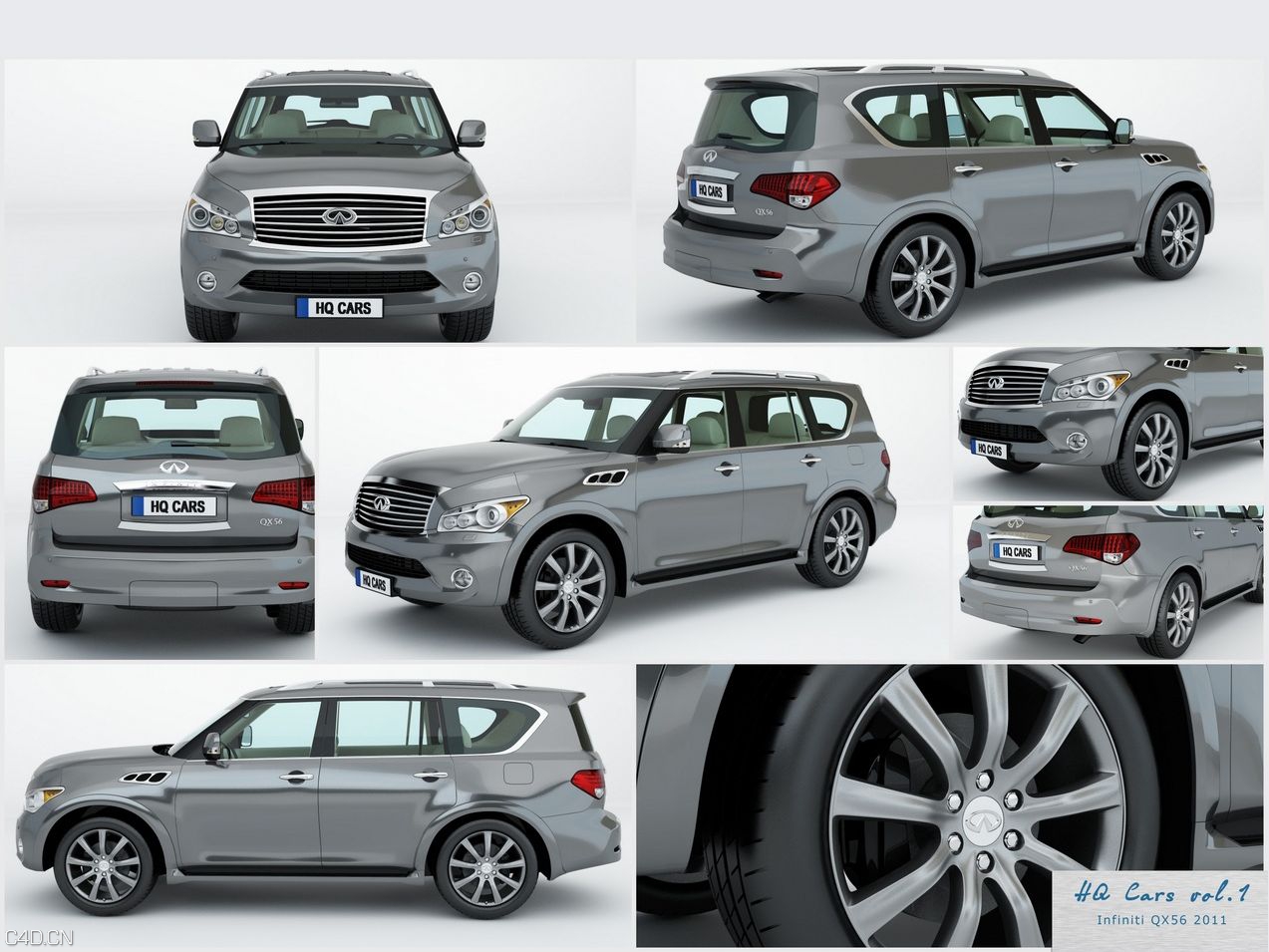 11款C4D高精汽车模型合集 vrayc4d – HQ Cars vol.1 for Cinema4D - C4D之家 - infiniti_qx56_2011.jpg