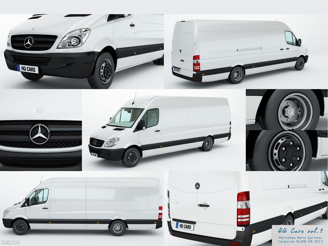 11款C4D高精汽车模型合集 vrayc4d – HQ Cars vol.1 for Cinema4D - C4D之家 - mercedes-benz_sprinter_cargovan_elwb_hr_2011.jpg