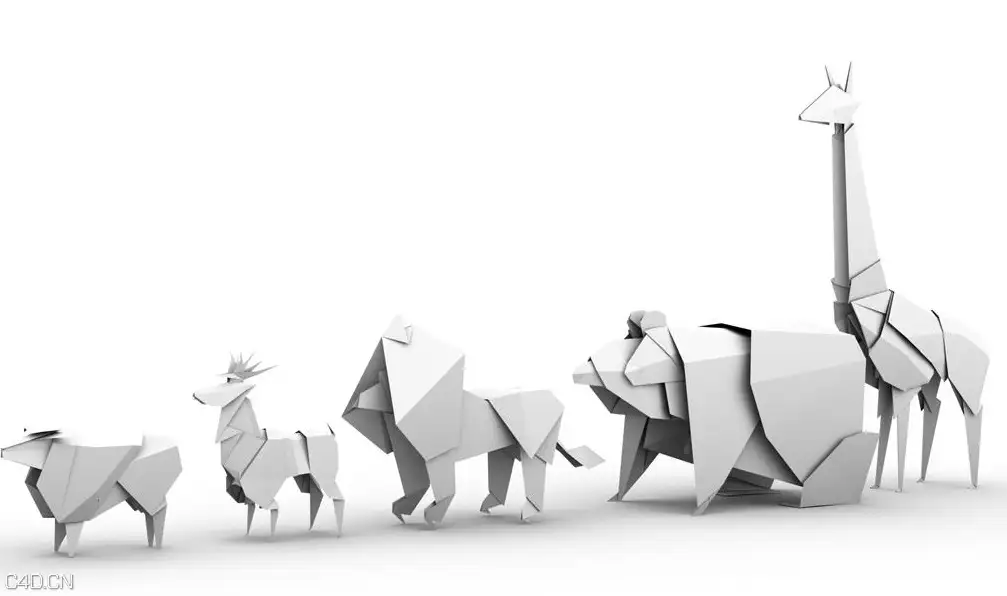 C4D折叠动画脚本 Folding animation script