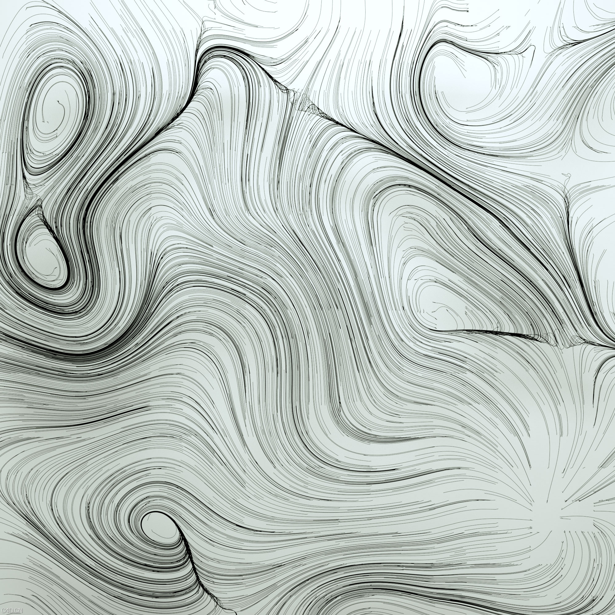 C4D利用X-Particles创建有趣的图案 Creating Swirly Patterns with X-Particles - C4D之家 - particles_patterns_01.jpg