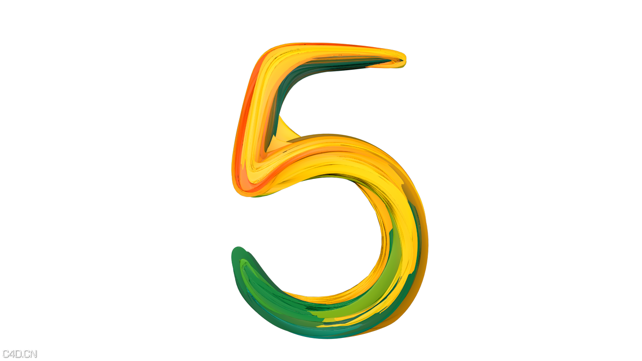 【新人贴】抽象/流体字母（静态） - C4D之家 - 5.png