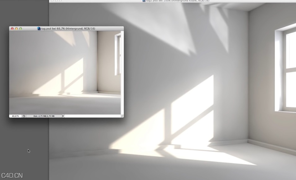 C4D室内窗户灯光布置教程 Lighting a Window Scene - Cinema 4D Tutorial
