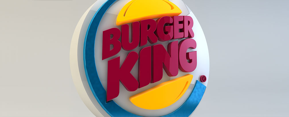 C4D+AI制作立体LOGO旋转教程 Burger King Logo in Cinema 4D