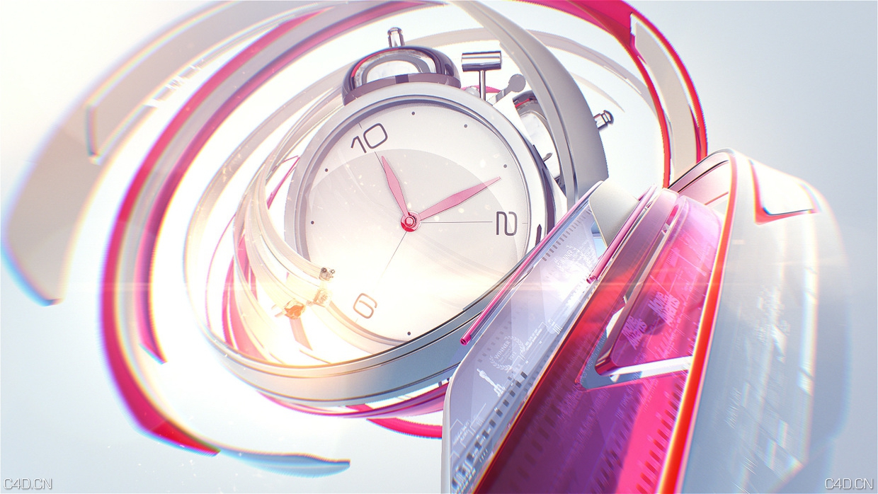 UTV教育学院简易N3闹钟分镜渲染教程