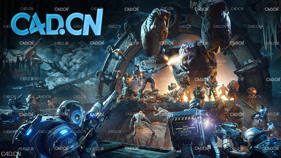 40多套C4D射击游戏《战争机器(Gears of War 4)》武器模型合集 - C4D之家 - roth_imagethumb-a8503632b9d14cdab4410fec6e2be065.jpg