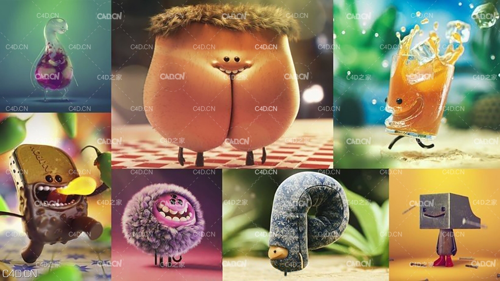 C4D+ZBRUSH制作卡通角色形象教程 Creation of Characters with ZBrush and Cinema 4D