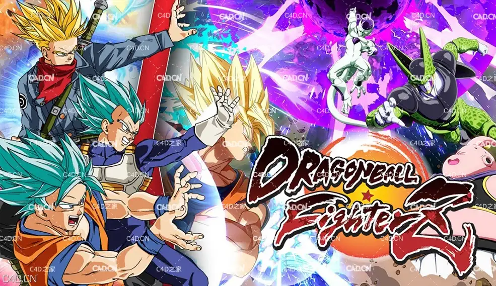 12套C4D格斗游戏《龙珠战士Z(Dragon Ball Fighters Z)》模型合集 - C4D之家 - 1516804756dragonballzfighter.jpg