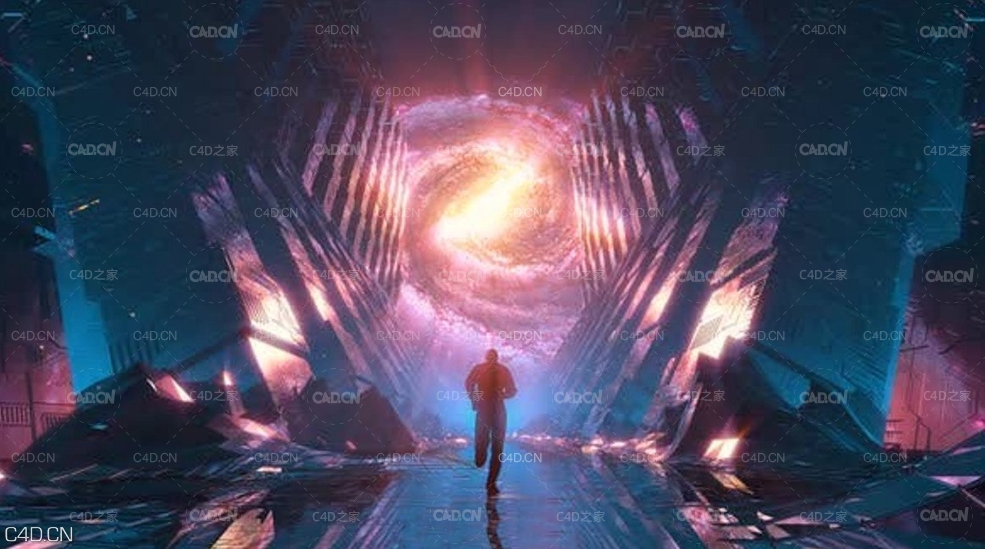 C4D+AE创建科幻空间循环动画 Create a Sci-Fi Space Loop in Cinema 4D and AE - C4D之家 - snap148.jpg