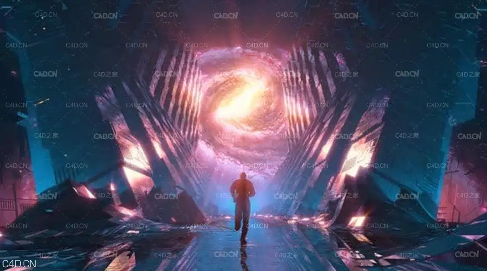 C4D+AE创建科幻空间循环动画 Create a Sci-Fi Space Loop in Cinema 4D and AE - C4D之家 - snap148.jpg