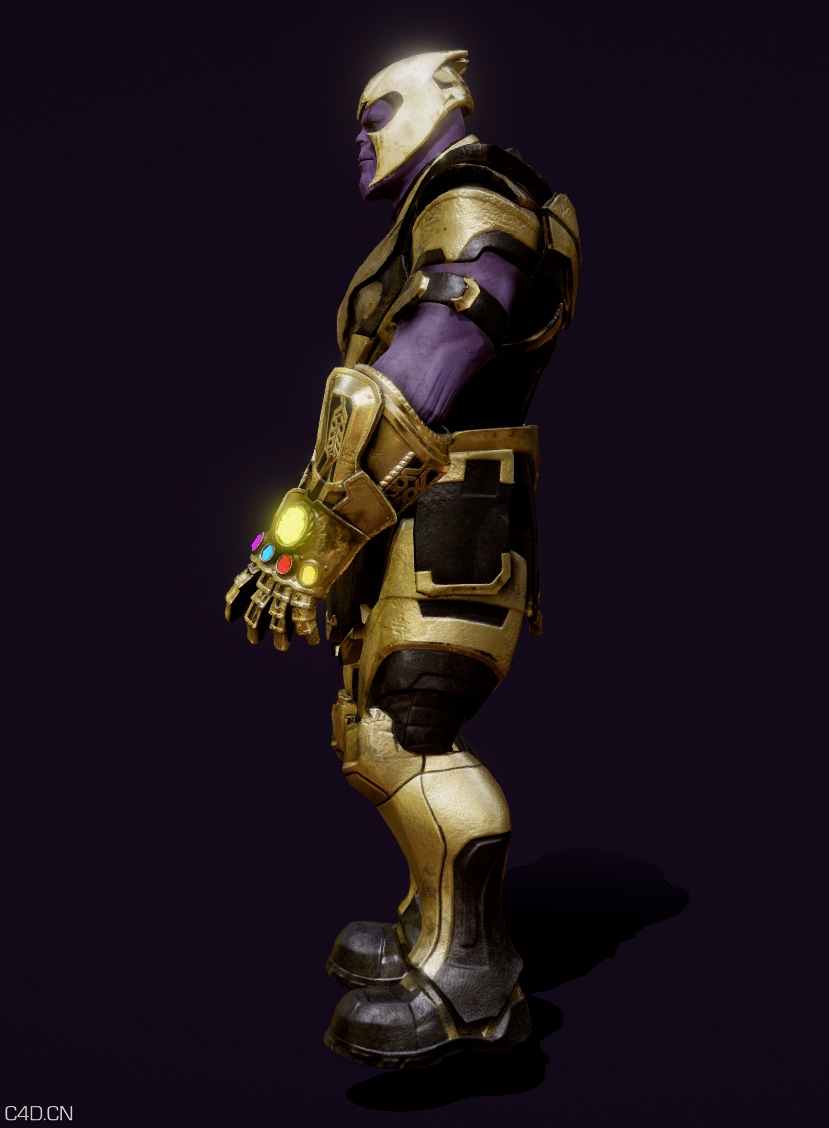 复仇者联盟灭霸高精度模型 - C4D之家 - 灭霸 (3).png