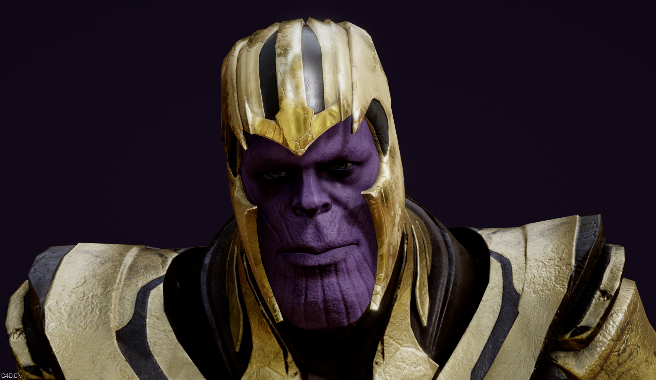 复仇者联盟灭霸高精度模型 - C4D之家 - 灭霸 (4).png