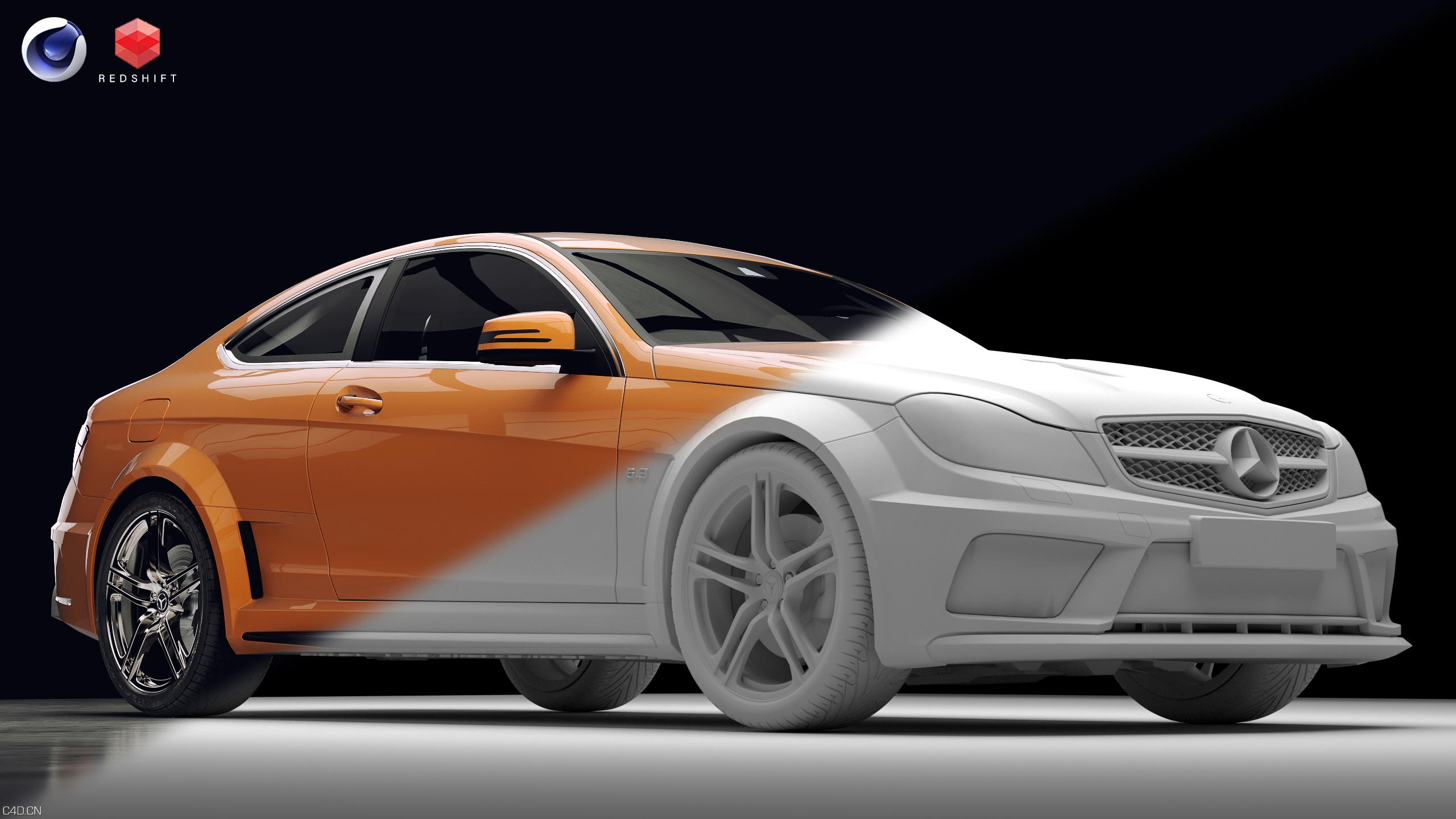 REDSHIFT汽车渲染练习 - C4D之家 - ao-1.jpg