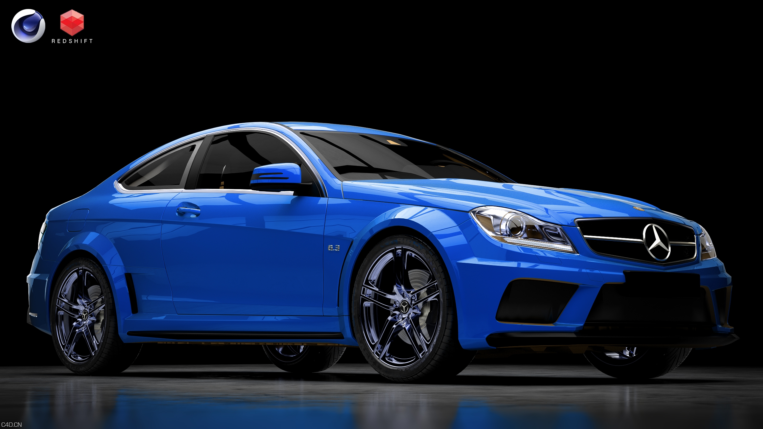REDSHIFT汽车渲染练习 - C4D之家 - tttttt.jpg