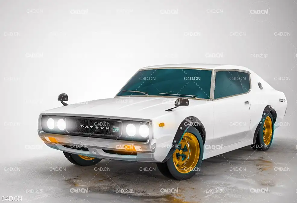 日产Datsun 240k GT量产跑车 - C4D之家 - wallpaper2.jpg