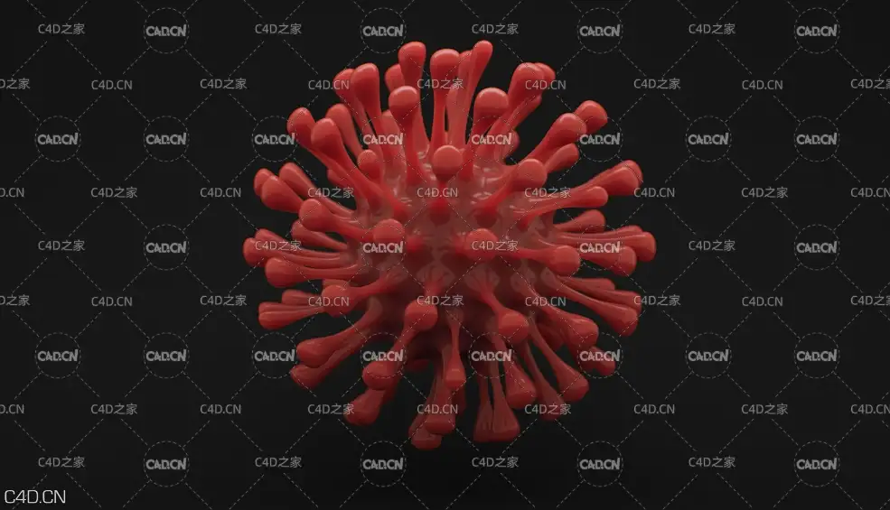 C4D病毒动画工程 VIRUS